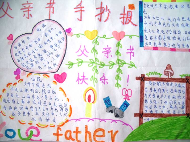 父亲节手抄报资料（1）