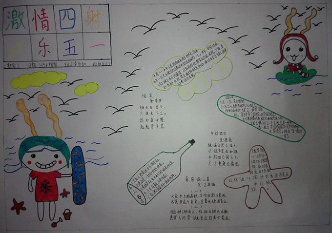 小学生劳动节手抄报（4）