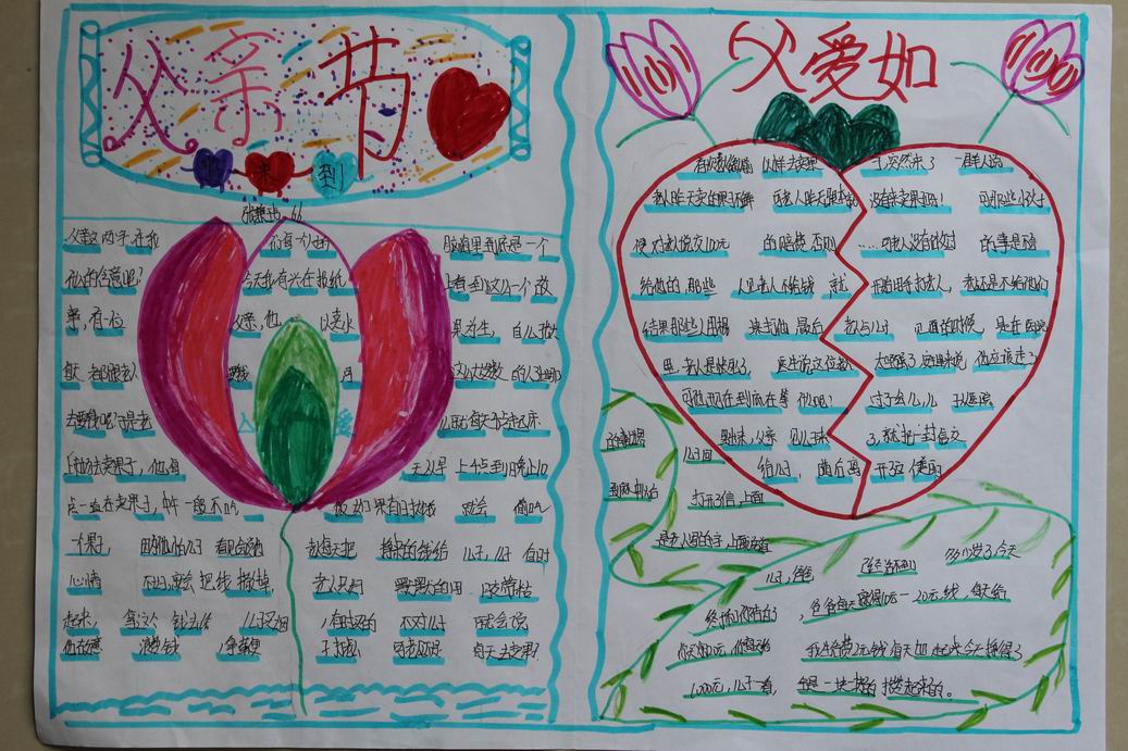 父亲节手抄报资料（9）
