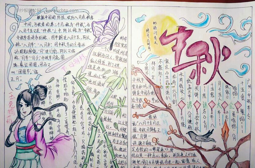 中秋节手抄报图片（3）