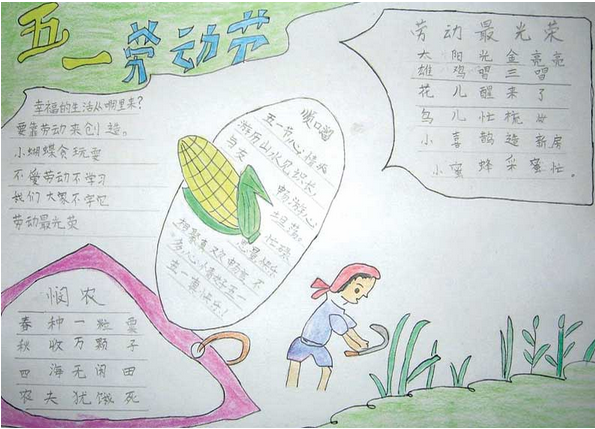 劳动节手抄报内容（7）